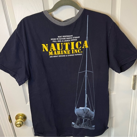 Nautica Black Short Sleeve Tee - Picture 1 of 5